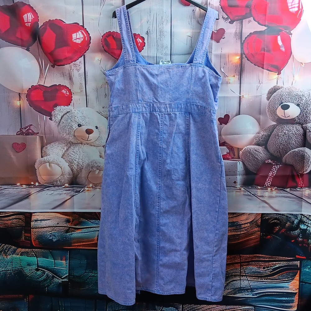 NWOT Blue Denim Dress - Picture 4 of 9